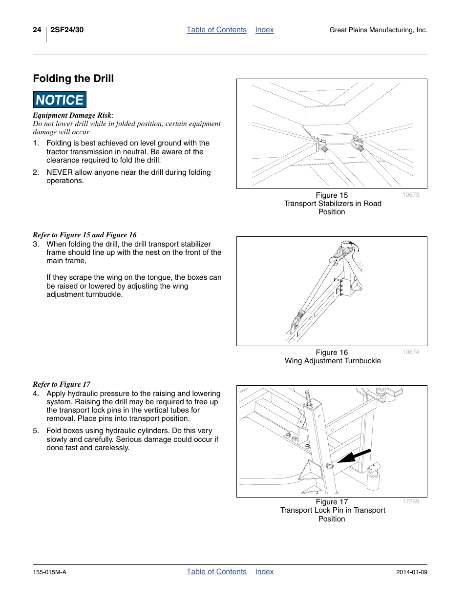 Folding the drill | Great Plains 2SF30 Operator Manual User Manual | Page 28 / 90