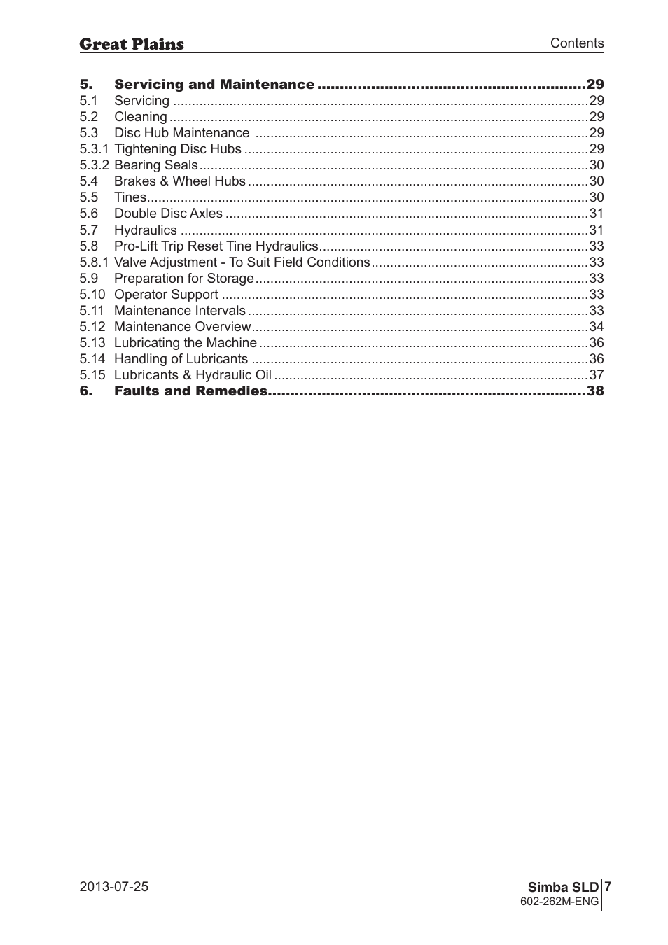 Great Plains SLD350 Operator Manual User Manual | Page 7 / 40