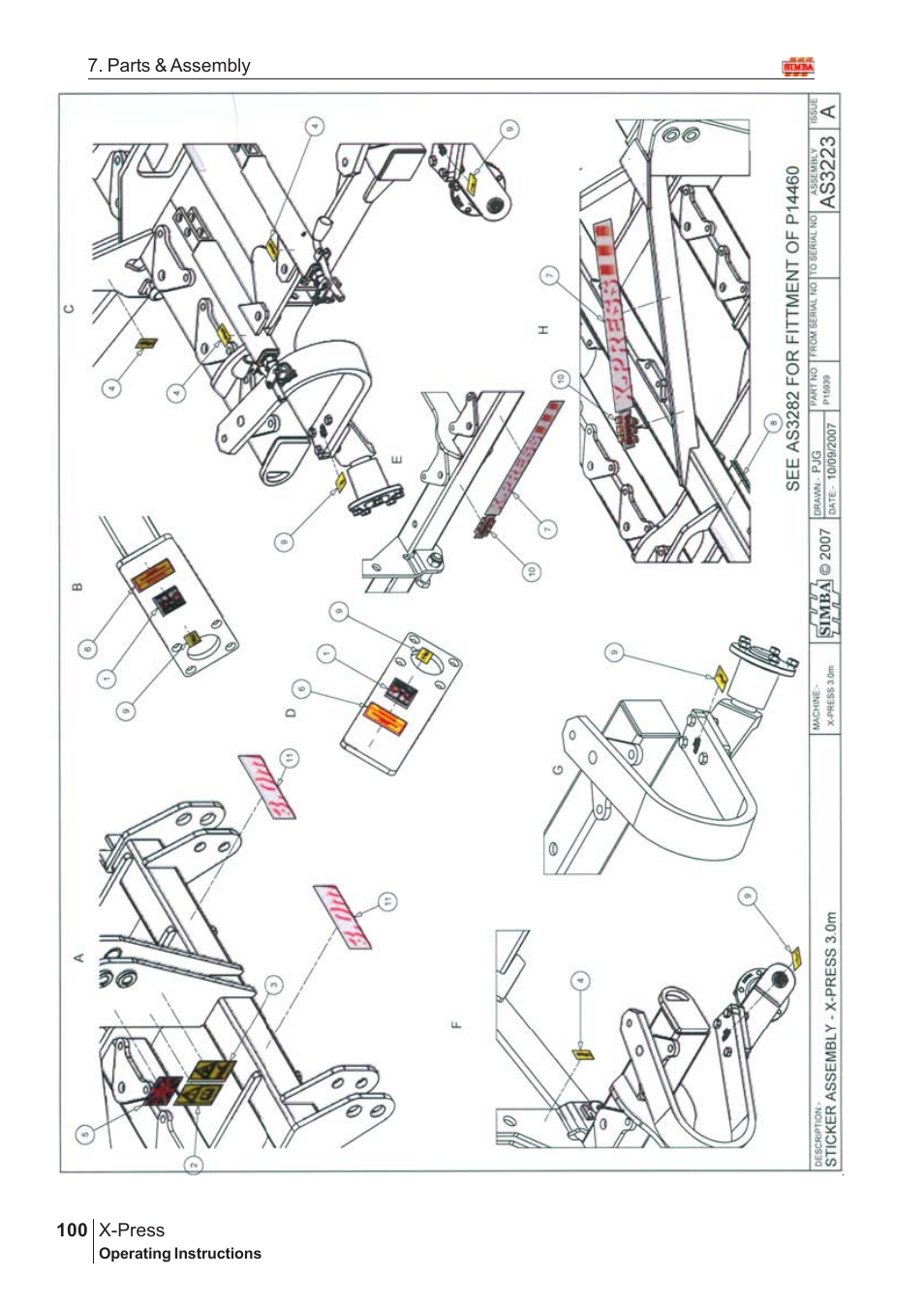 Great Plains X-PresS 2008 Assembly Instructions User Manual | Page 66 / 72