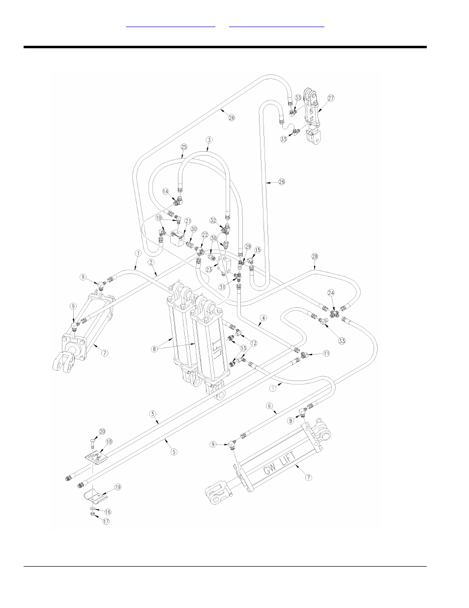 Lift hydraulics | Great Plains YP1630F-1670 Parts Manual User Manual | Page 106 / 140