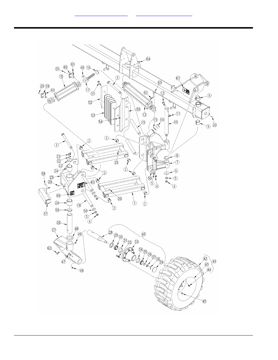 Gauge wheels, Table of contents part number index gauge wheels | Great Plains YP1630F-1670 Parts Manual User Manual | Page 34 / 140