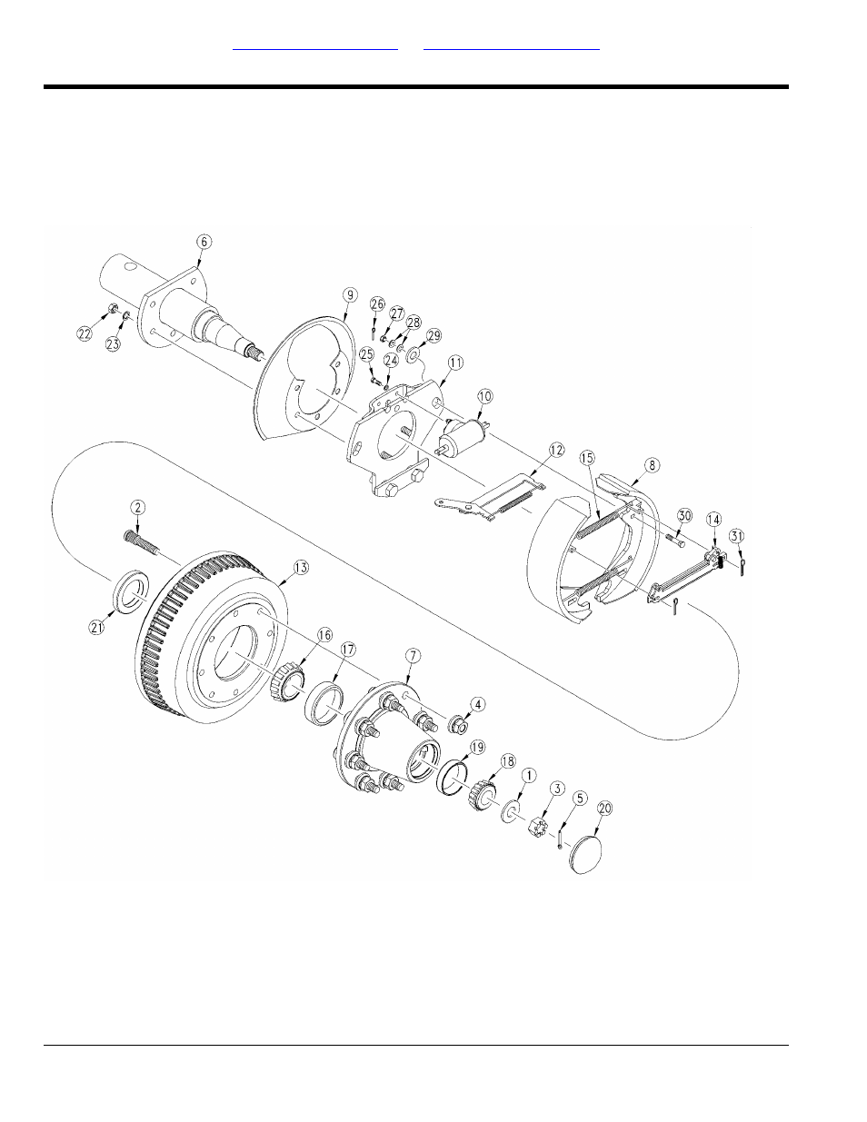 Brake assembly, Table of contents part number index brake assembly | Great Plains YP1630F-1670 Parts Manual User Manual | Page 42 / 140