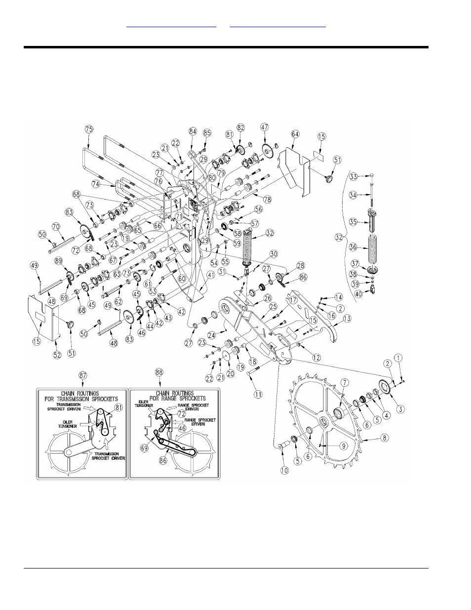 Wing ground drive (402-420k) | Great Plains YP1630F-1670 Parts Manual User Manual | Page 46 / 140
