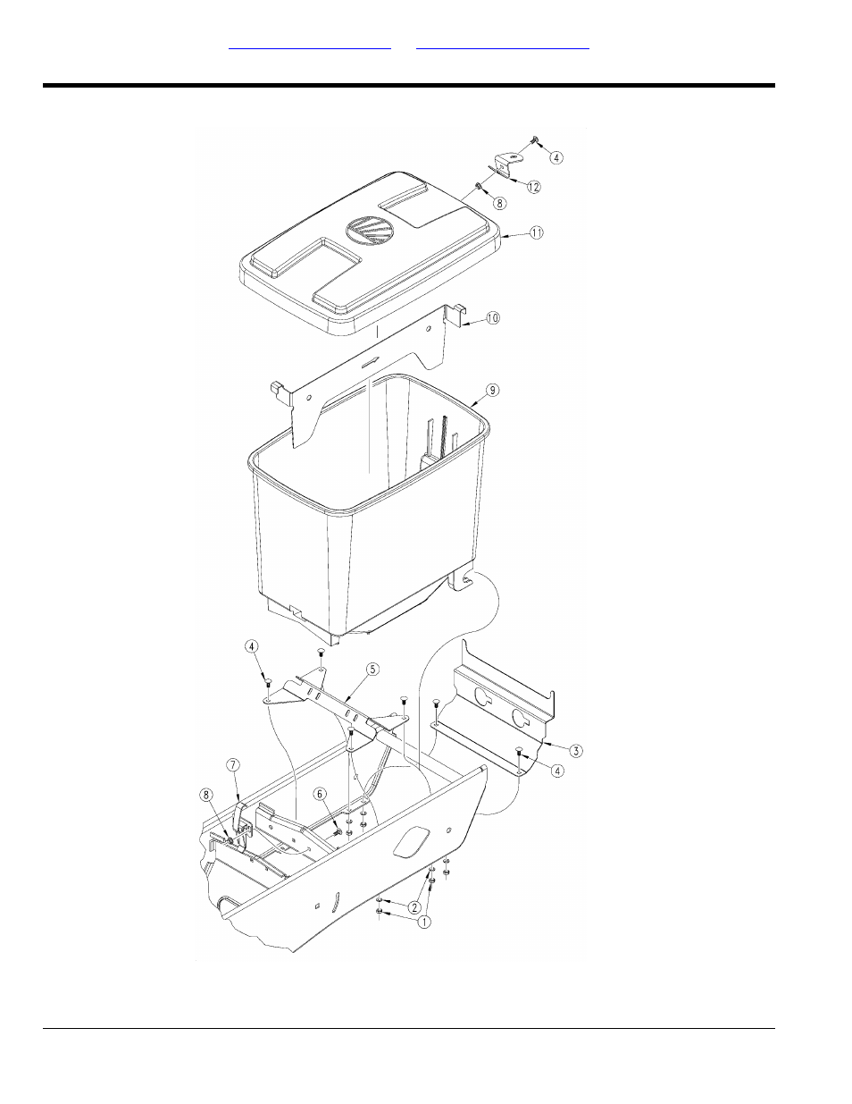 Treatment hopper | Great Plains YP1630F-1670 Parts Manual User Manual | Page 74 / 140