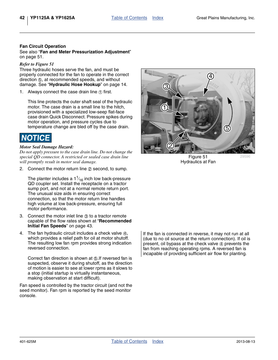 Fan circuit operation | Great Plains YP1625A Operator Manual User Manual | Page 46 / 172