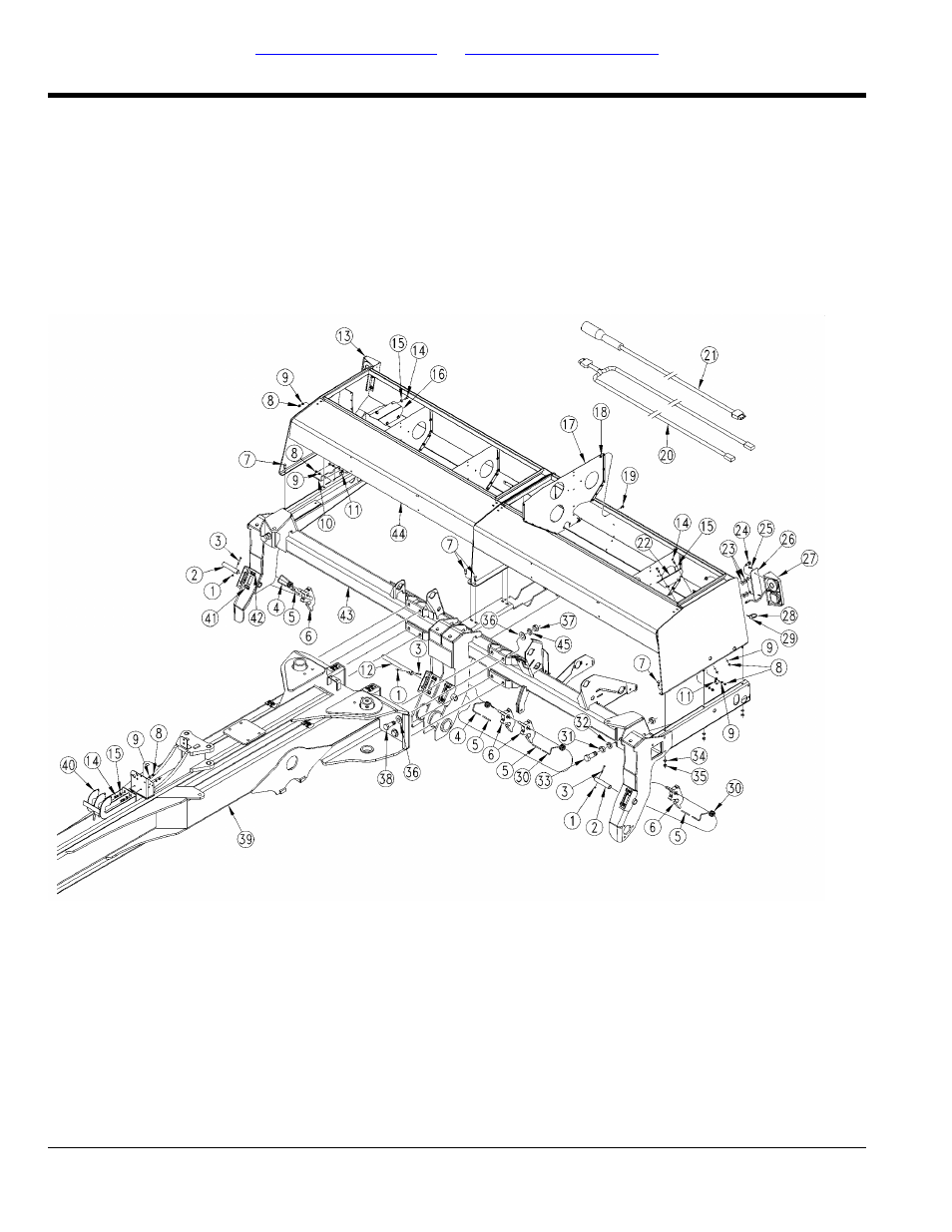 Box and frame assembly, Center box and center frame to tongue | Great Plains 3S-5000HDF Parts Manual User Manual | Page 20 / 232