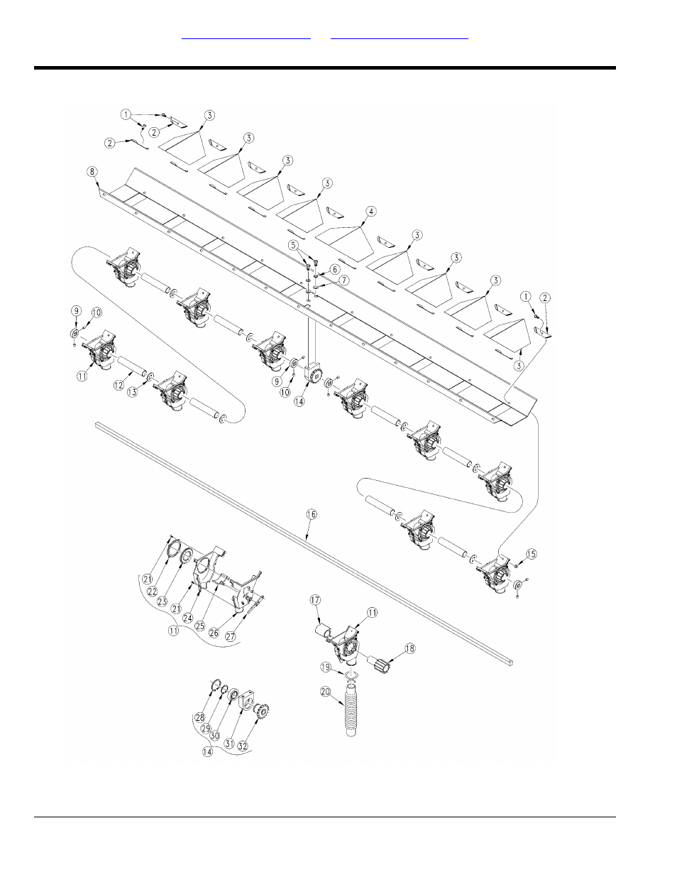 10" right wing feeder cup tray assy. right hand, 098k) | Great Plains 3S-5000HDF Parts Manual User Manual | Page 98 / 232
