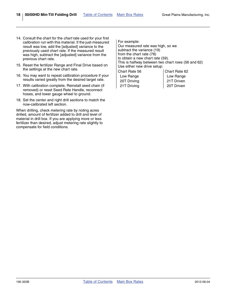 Great Plains 3S-5000HDF Material Rate User Manual | Page 20 / 36
