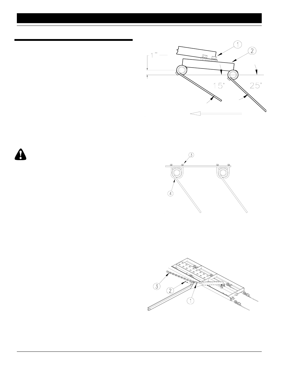 Harrow adjustment, Caution | Great Plains NTA 2000 Assembly Instructions User Manual | Page 4 / 5