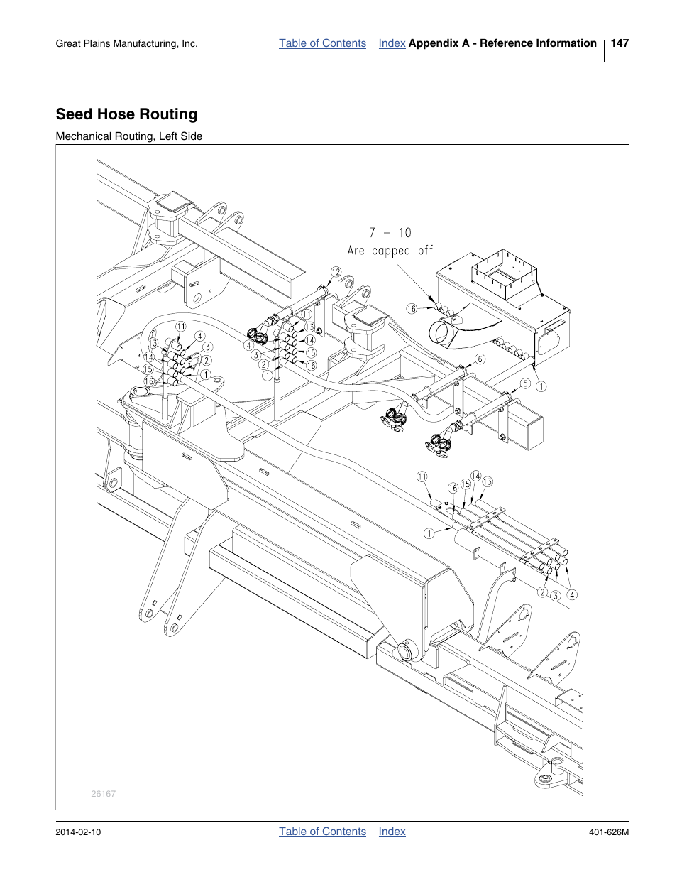 Seed hose routing | Great Plains YP2425A Operator Manual User Manual | Page 151 / 172
