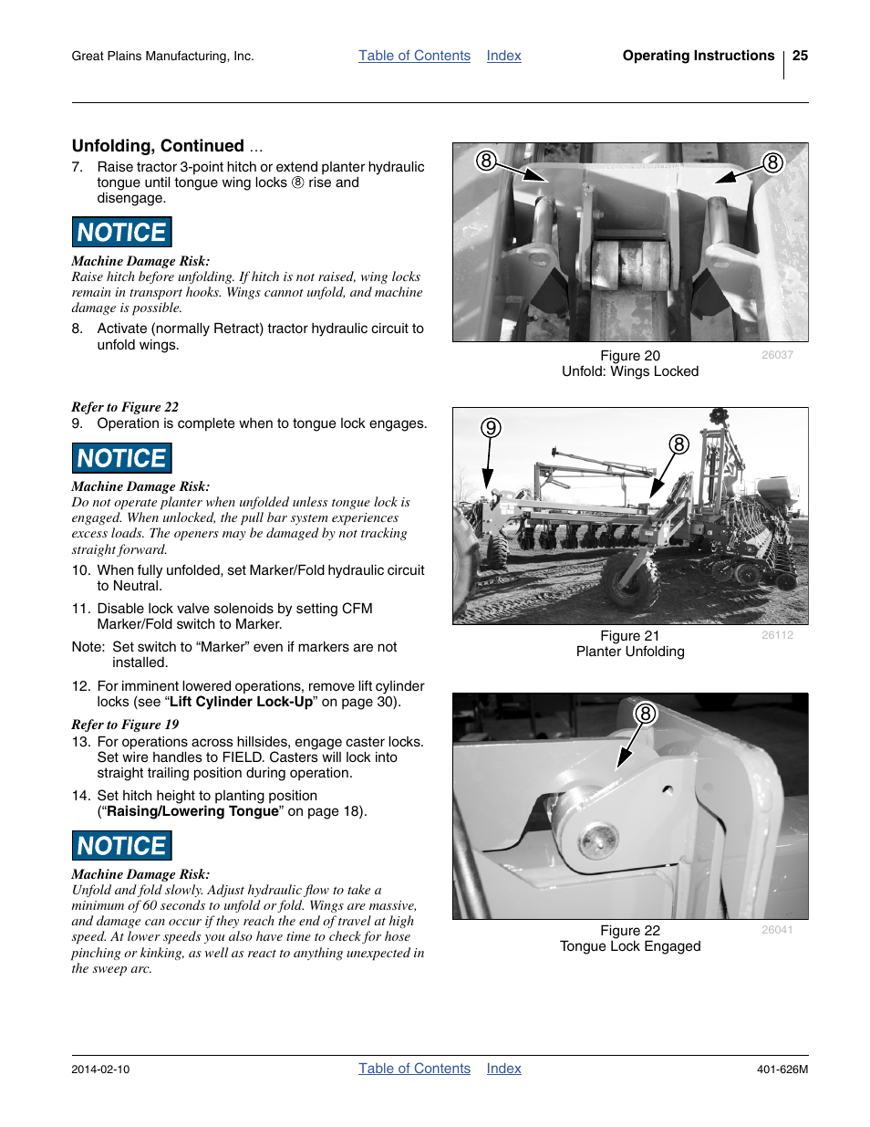 Unfolding, continued | Great Plains YP2425A Operator Manual User Manual | Page 29 / 172