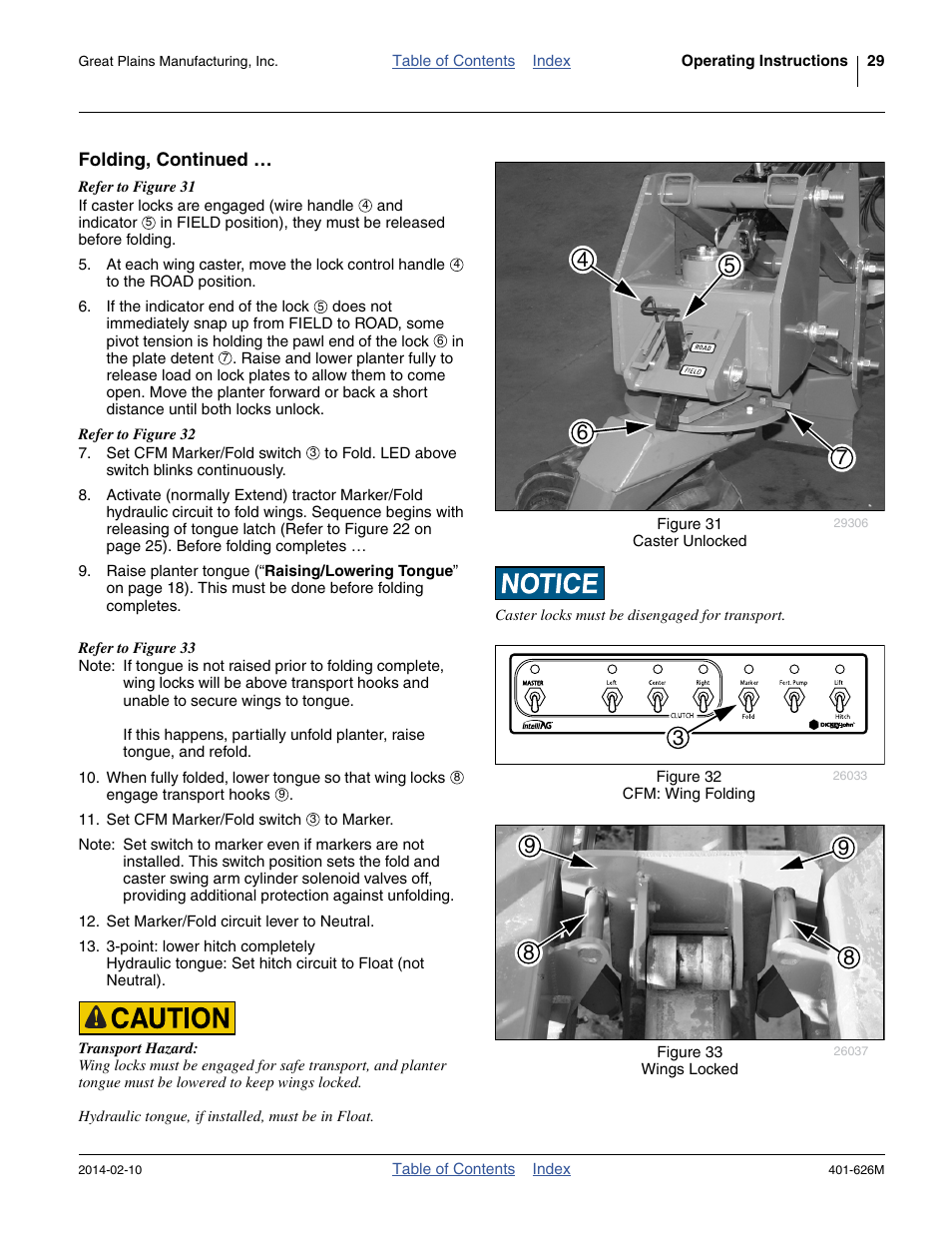 Folding, continued | Great Plains YP2425A Operator Manual User Manual | Page 33 / 172