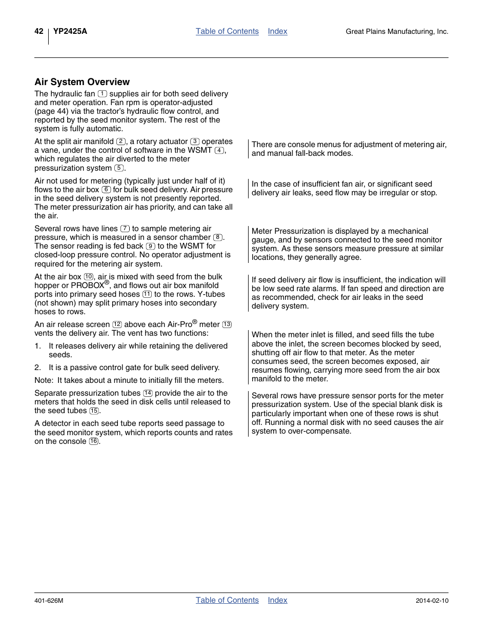 Air system overview | Great Plains YP2425A Operator Manual User Manual | Page 46 / 172