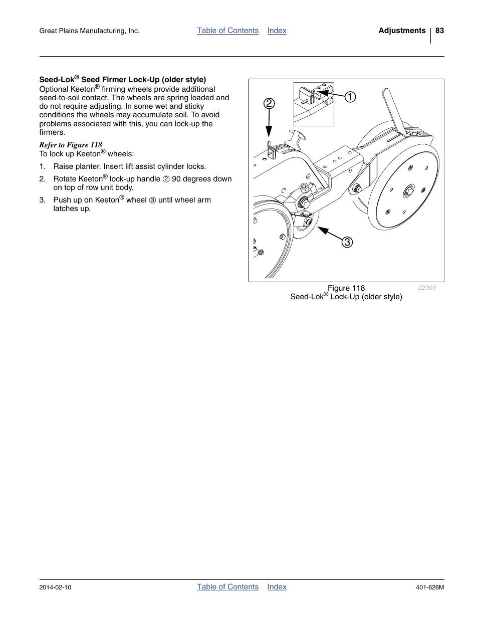 Seed-lok® seed firmer lock-up (older style) | Great Plains YP2425A Operator Manual User Manual | Page 87 / 172