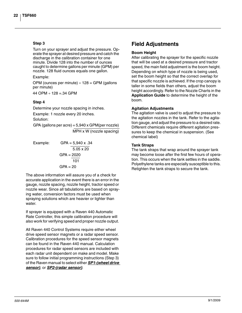 Field adjustments | Great Plains TSF660 Operator Manual User Manual | Page 24 / 56