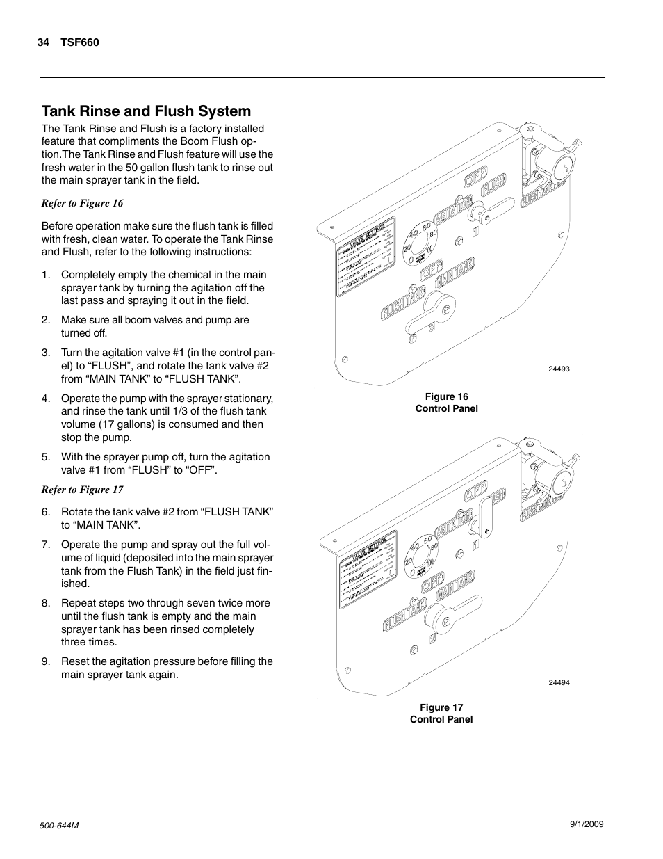Tank rinse and flush system | Great Plains TSF660 Operator Manual User Manual | Page 36 / 56