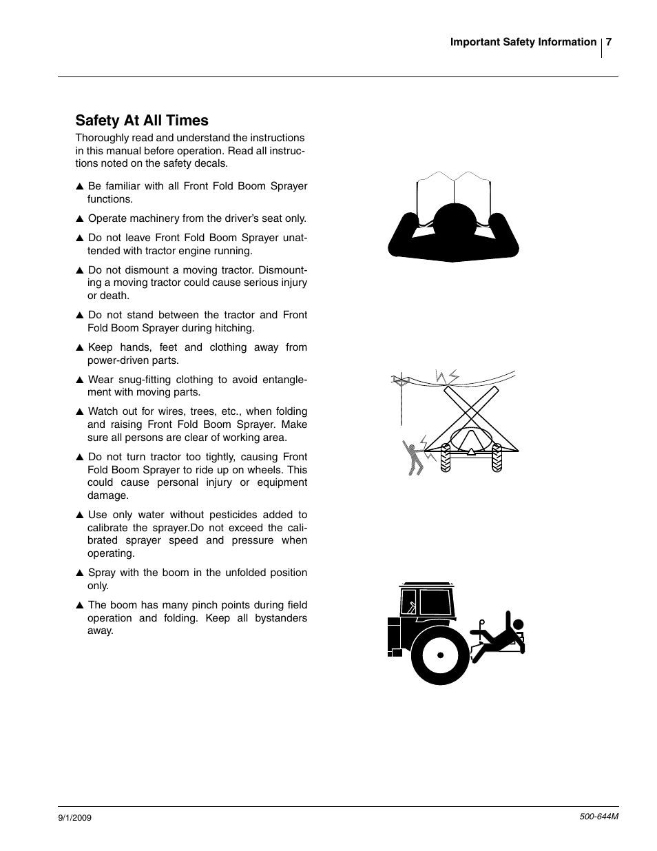 Safety at all times | Great Plains TSF660 Operator Manual User Manual | Page 9 / 56