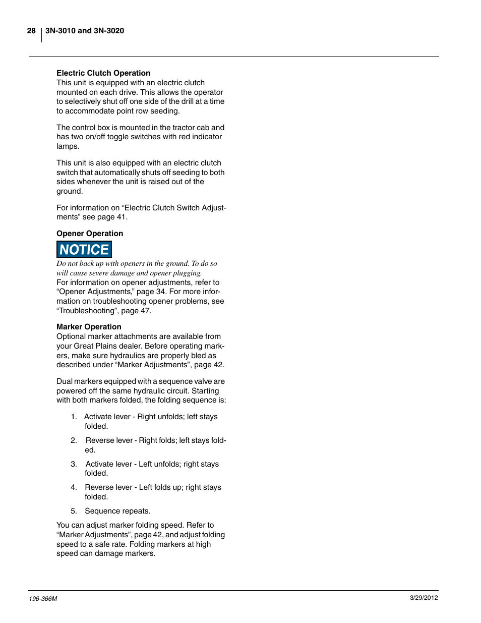 Great Plains 3N-3020 Operator Manual User Manual | Page 30 / 76