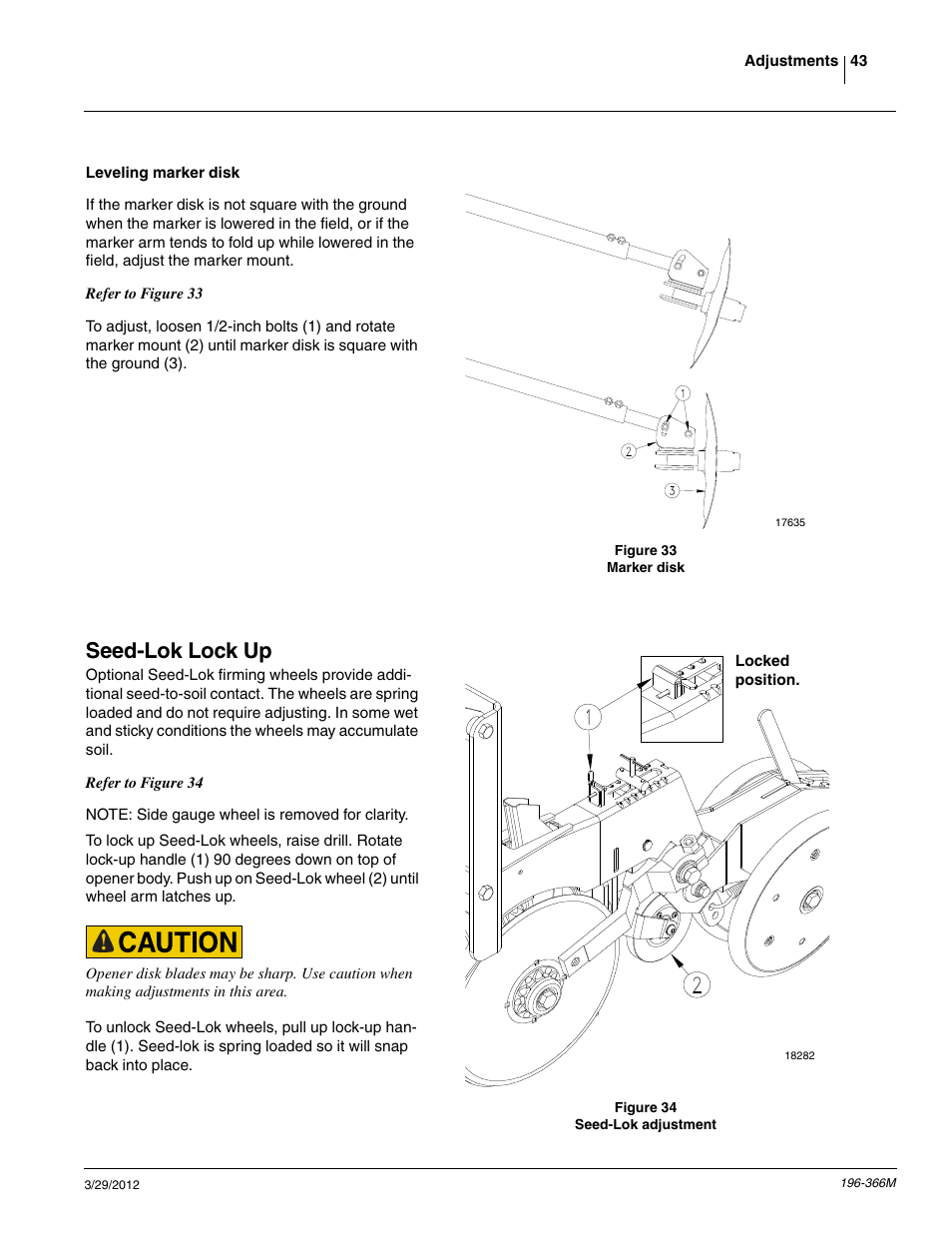 Seed-lok lock up | Great Plains 3N-3020 Operator Manual User Manual | Page 45 / 76
