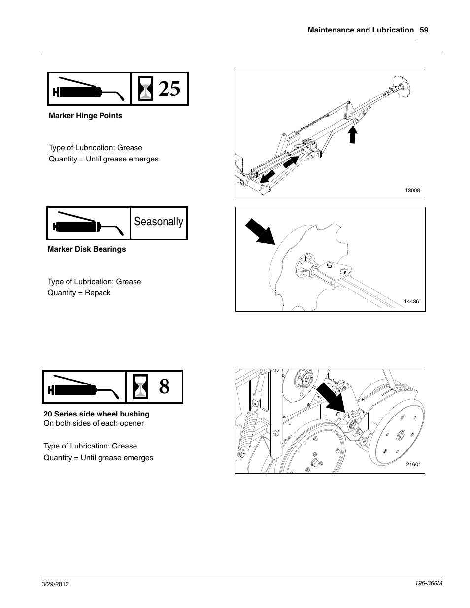 Seasonally | Great Plains 3N-3020 Operator Manual User Manual | Page 61 / 76