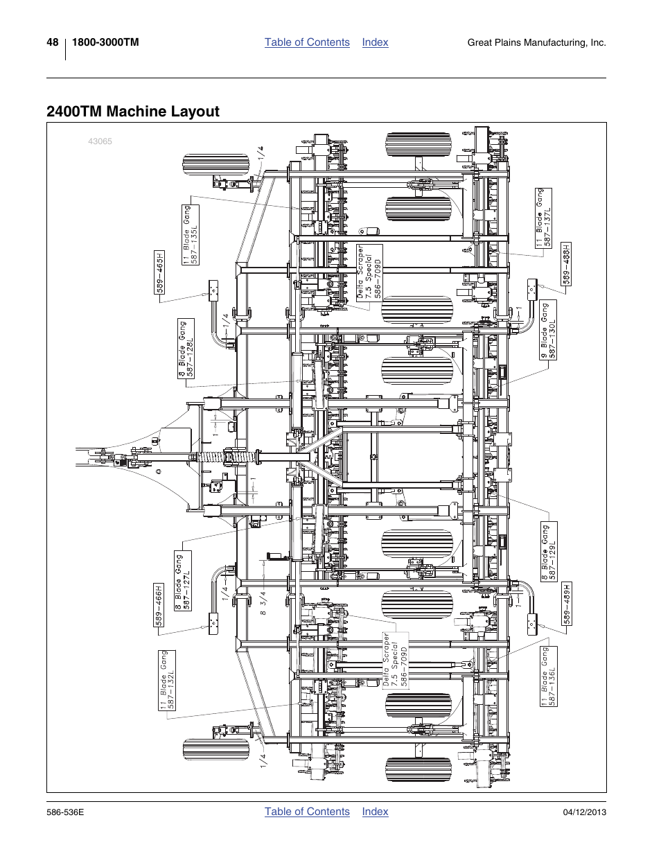 2400tm machine layout | Great Plains 4000TM Assembly Manual User Manual | Page 52 / 64