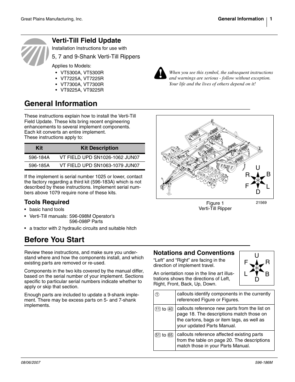 Great Plains Verti-Till Field Update User Manual | 22 pages