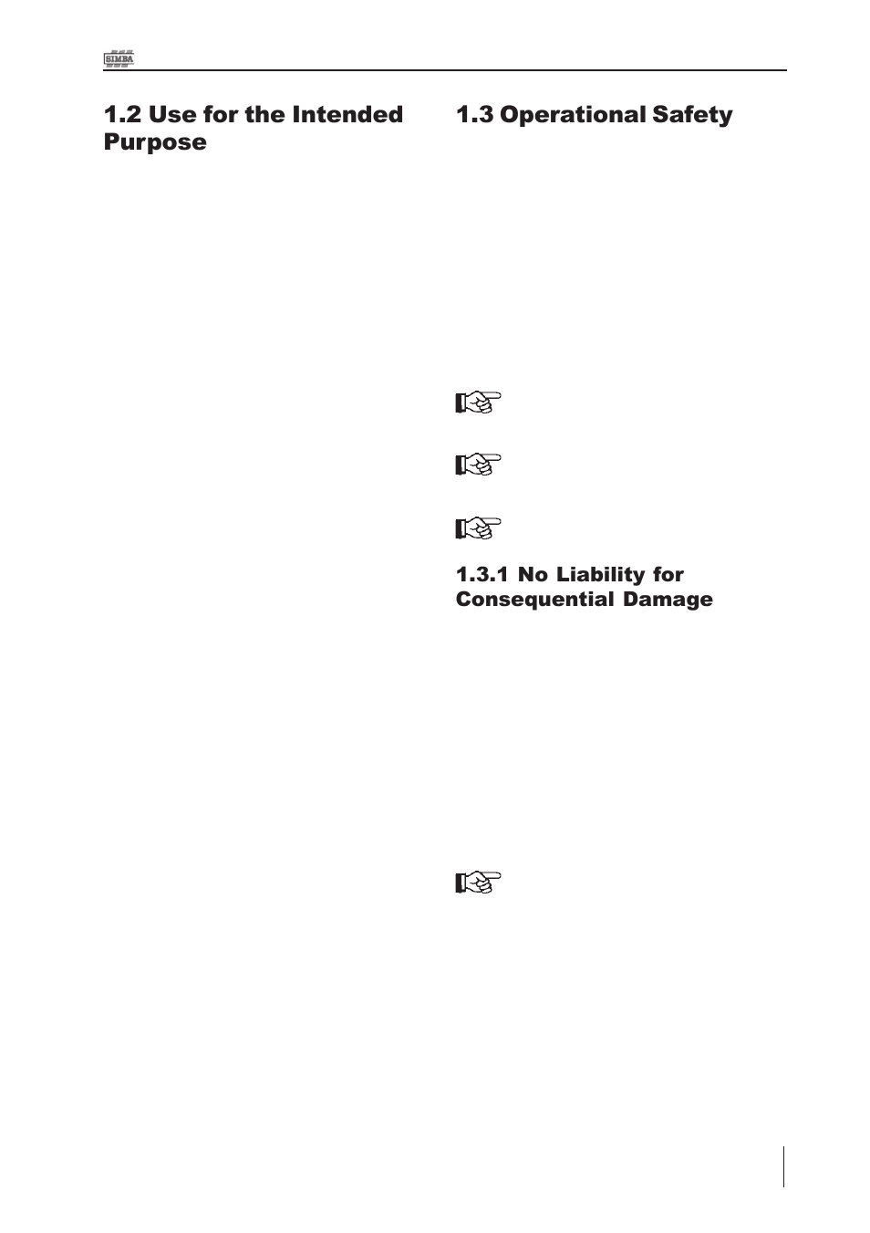 3 operational safety, 2 use for the intended purpose | Great Plains P15061 Serial No 12682 User Manual | Page 11 / 172