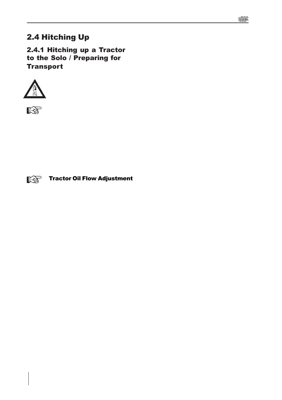 4 hitching up | Great Plains P15061 Serial No 12682 User Manual | Page 16 / 172