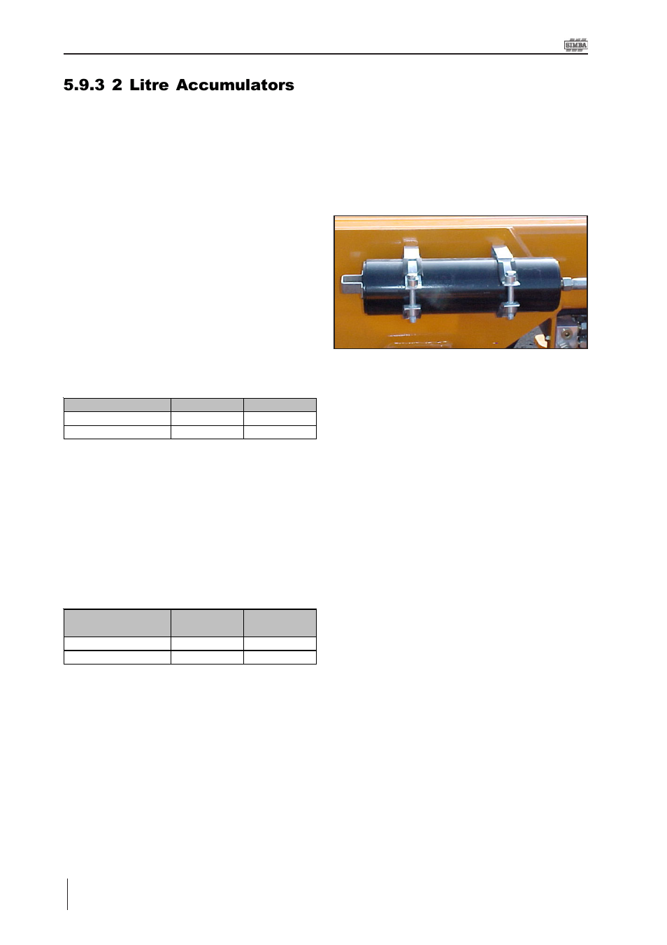 3 2 litre accumulators | Great Plains P15061 Serial No 12682 User Manual | Page 34 / 172