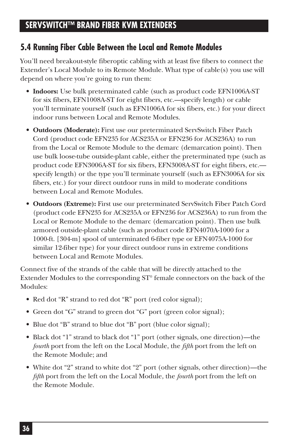 Black Box ACS235A User Manual | Page 37 / 103