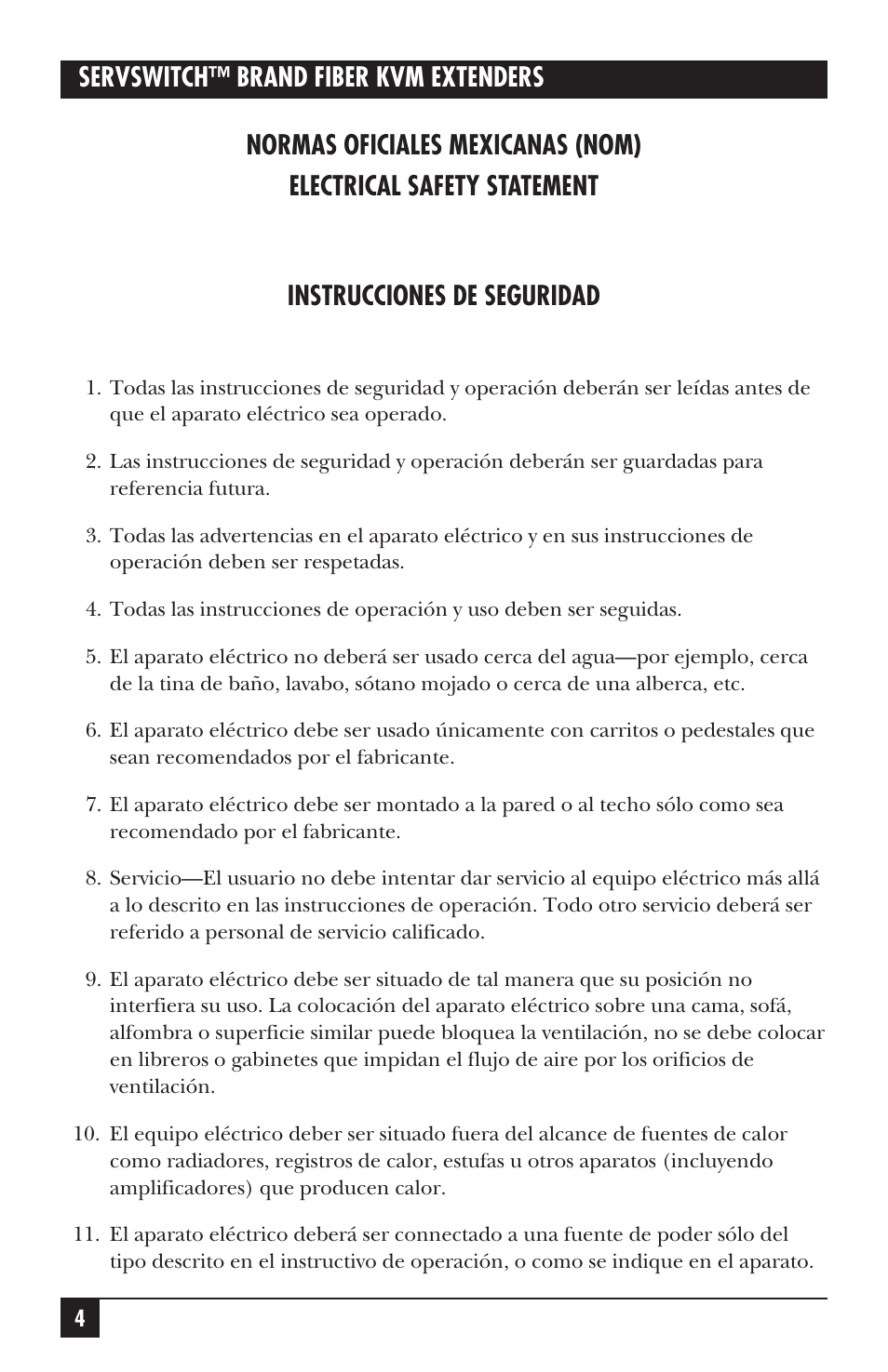 Black Box ACS235A User Manual | Page 55 / 103