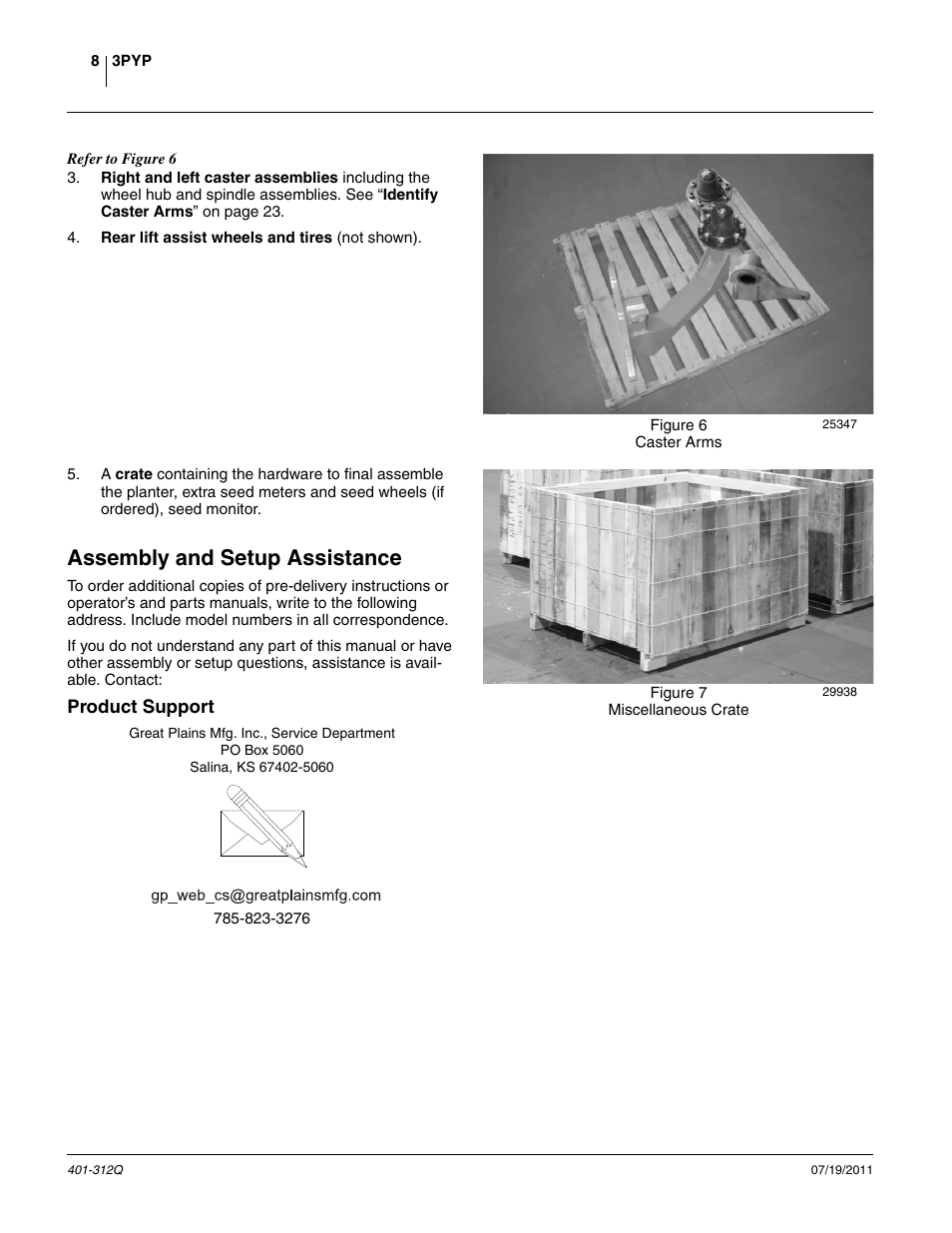 Assembly and setup assistance, Product support | Great Plains 3PYP Predelivery Manual User Manual | Page 12 / 82