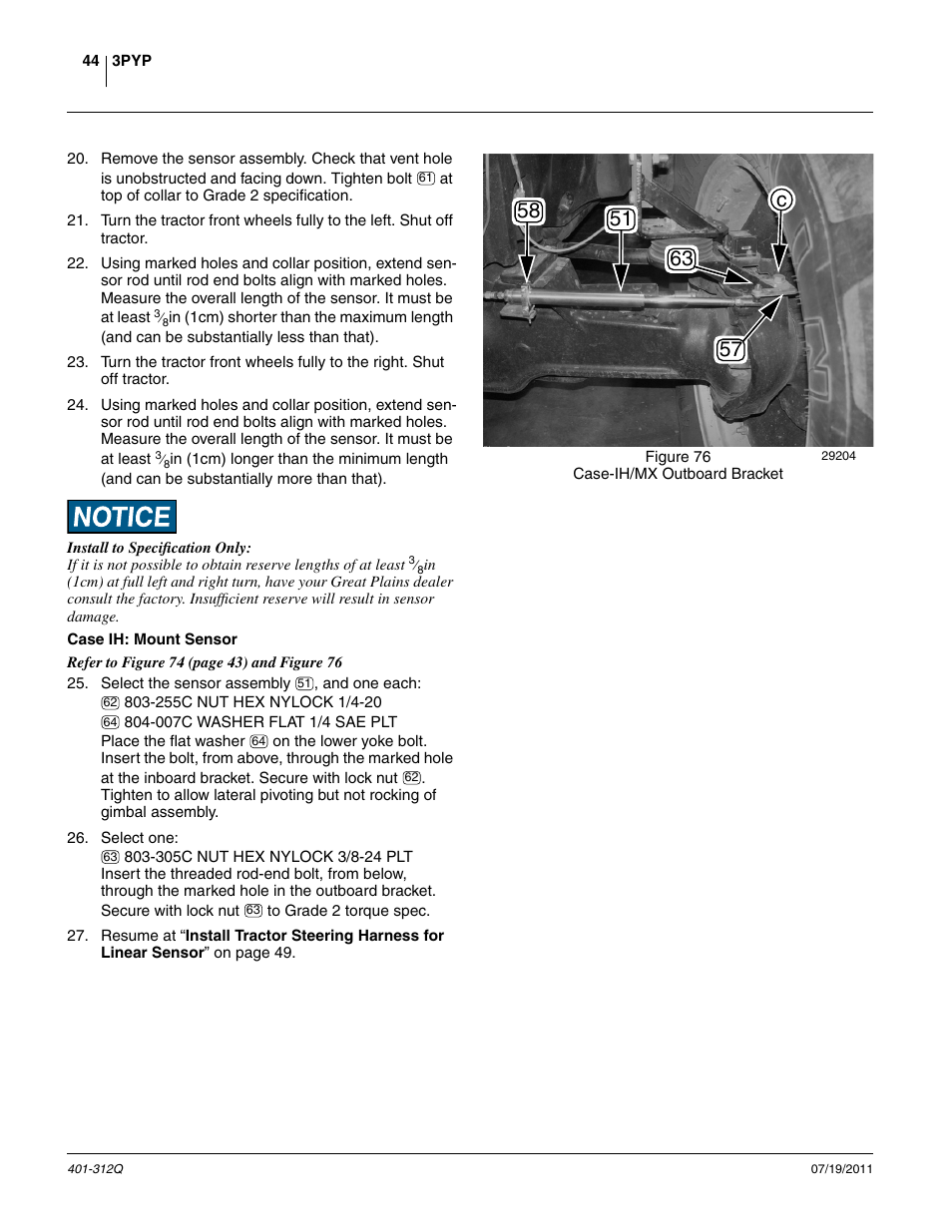 Great Plains 3PYP Predelivery Manual User Manual | Page 48 / 82