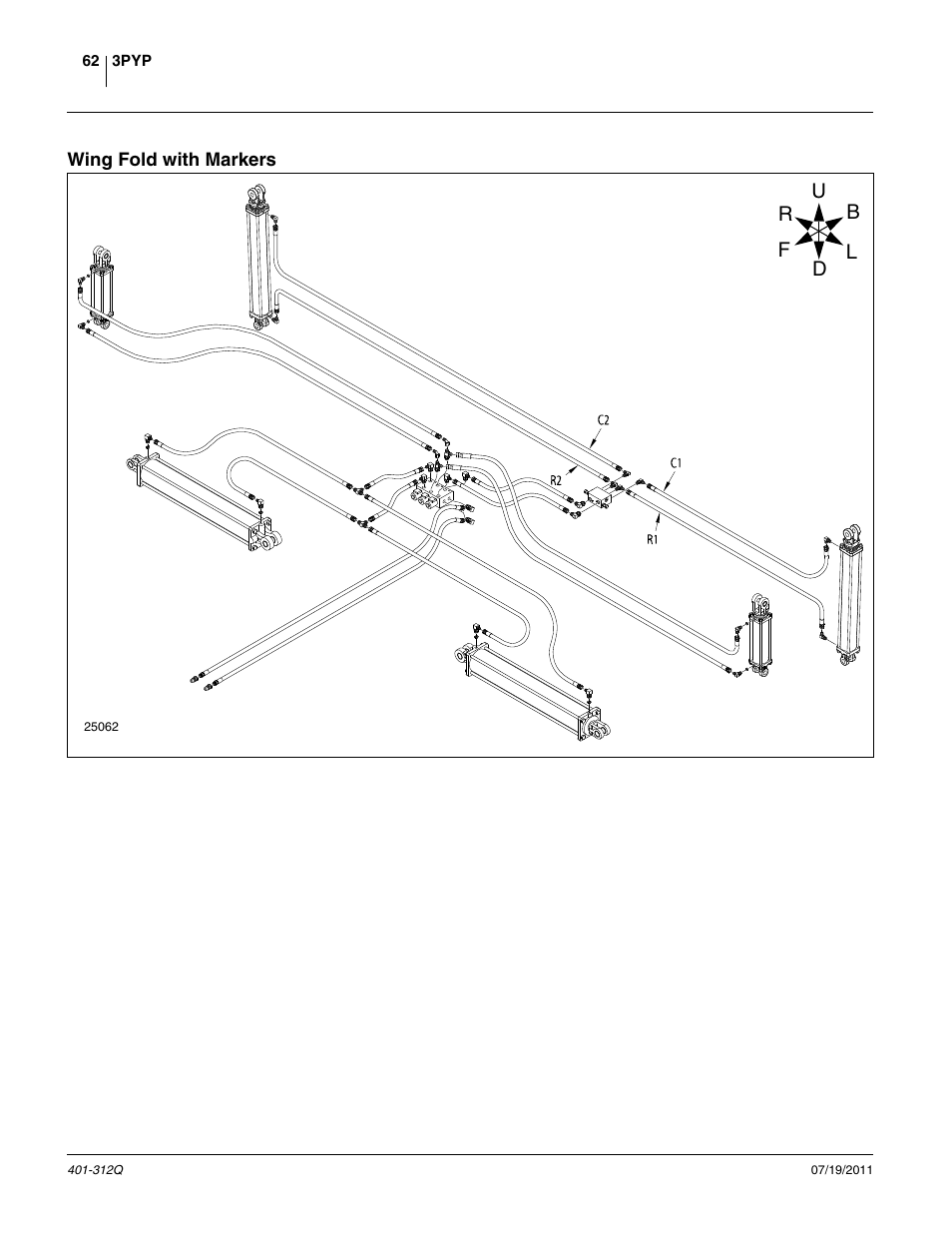 Wing fold with markers | Great Plains 3PYP Predelivery Manual User Manual | Page 66 / 82
