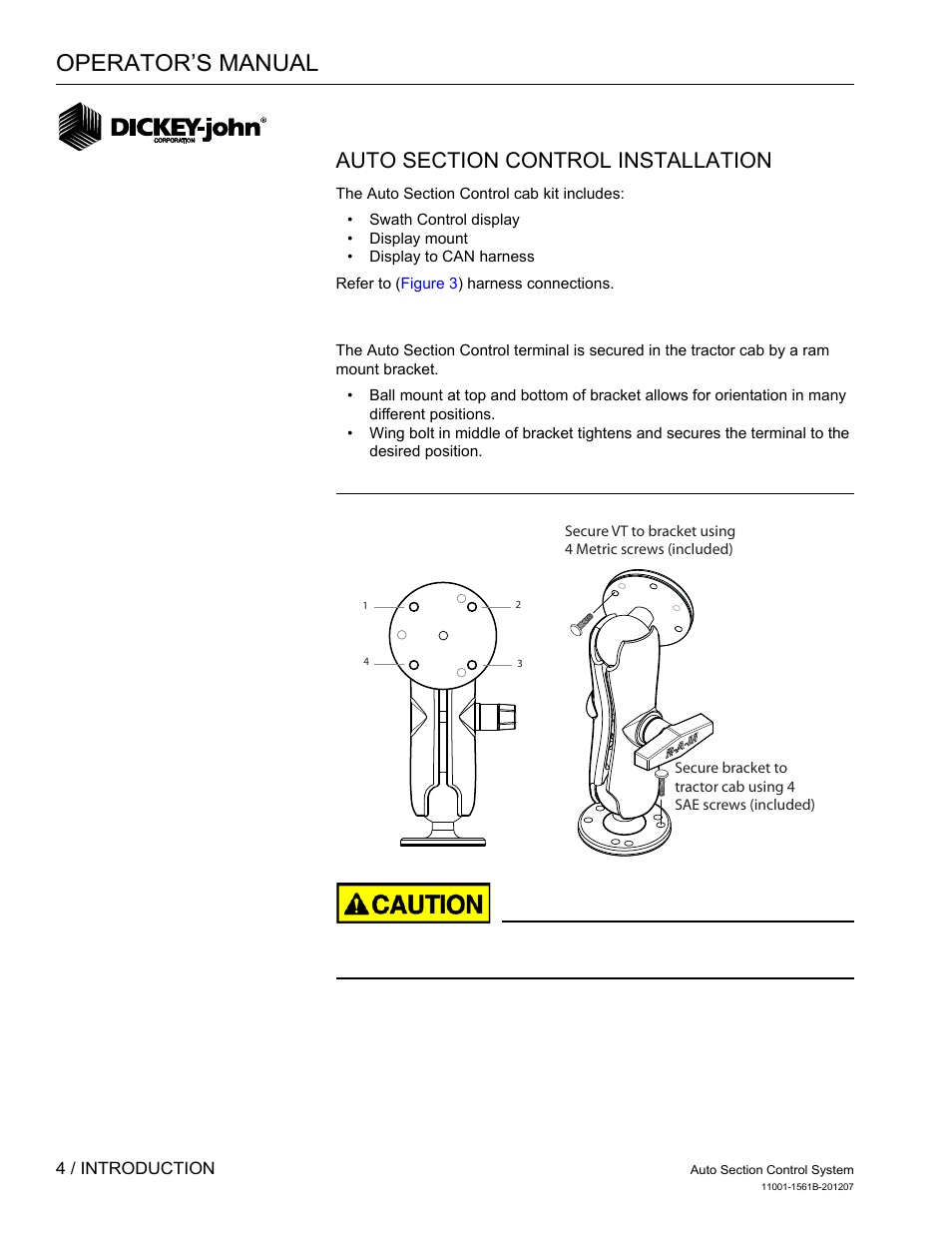 Operator’s manual | Great Plains DICKEY-john Auto Section Control User Manual | Page 6 / 65