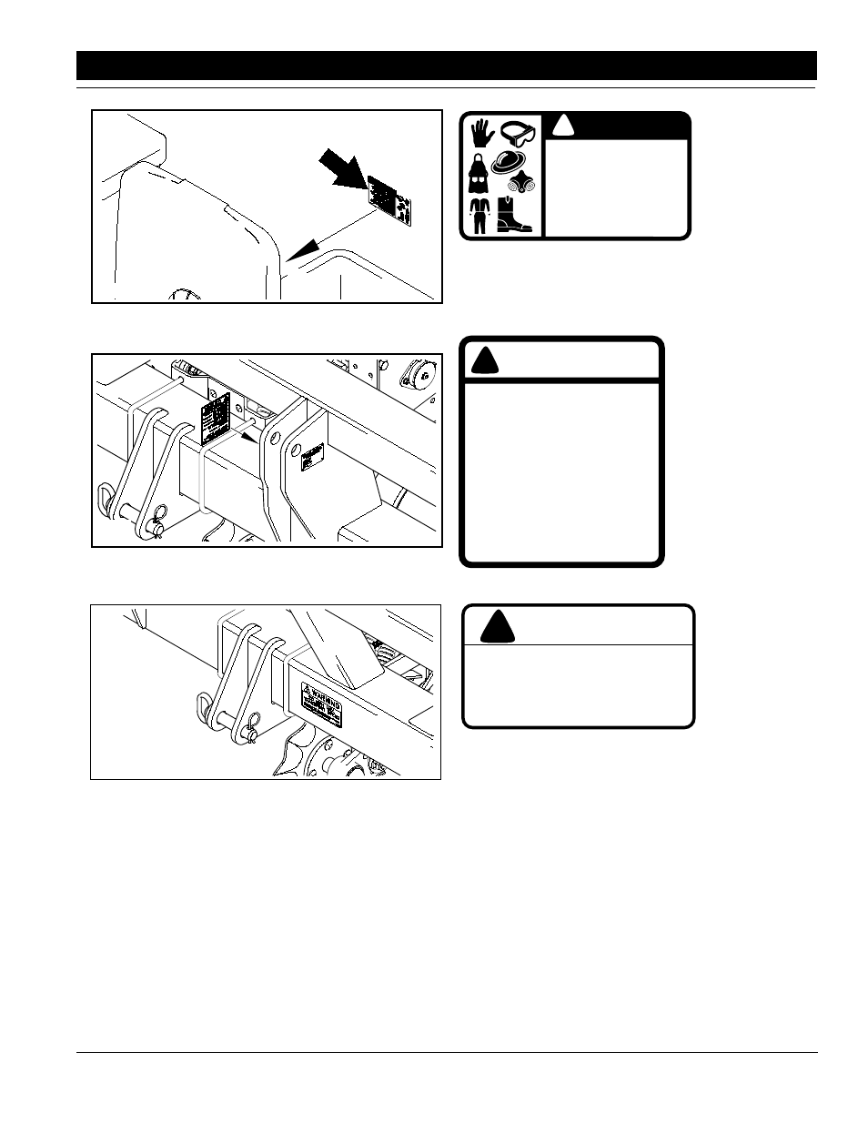 Warning, Caution, 323c | 399c, 188c | Great Plains 80403P Operator Manual User Manual | Page 7 / 42