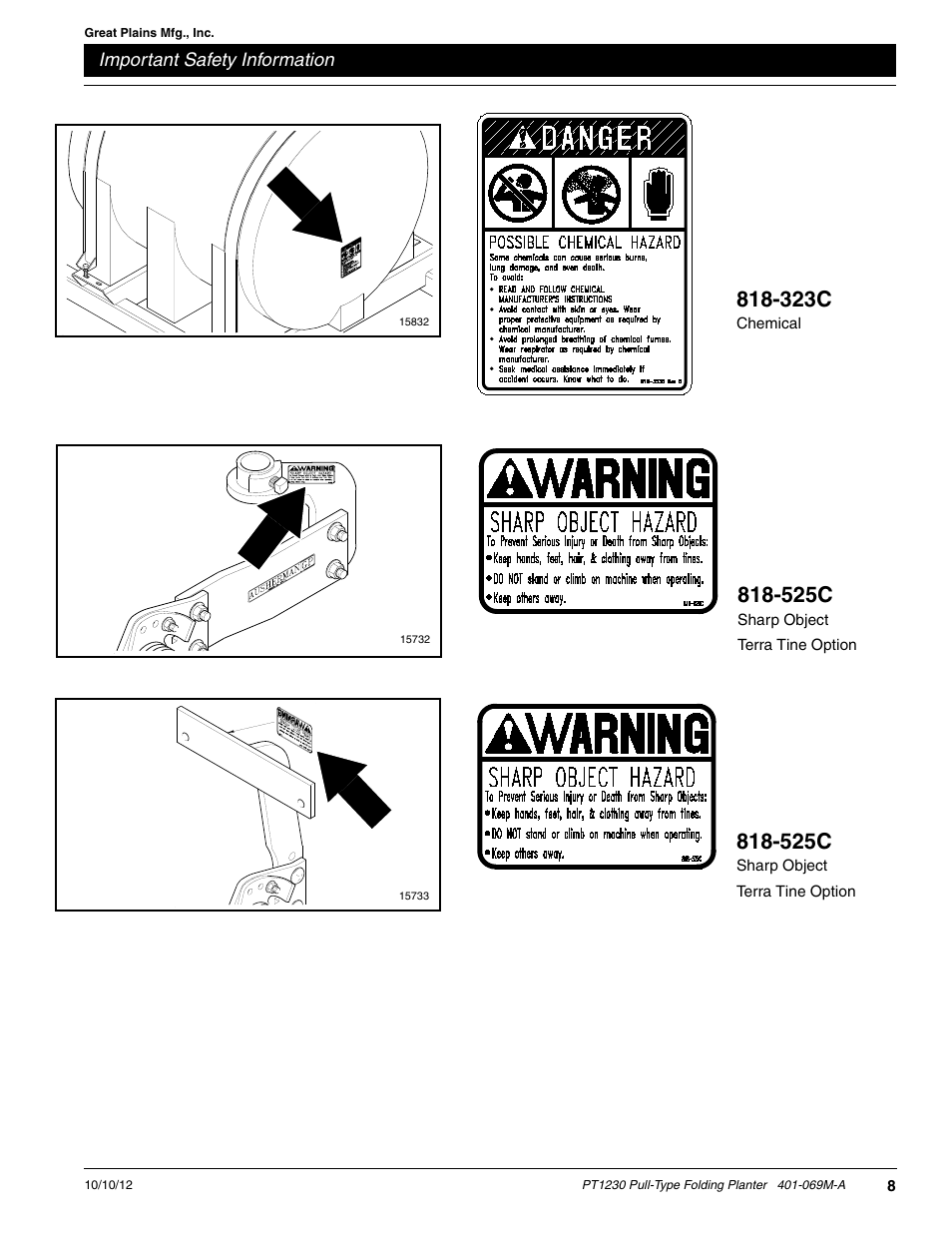 323c, 525c | Great Plains PT1230 AA1062 Operator Manual User Manual | Page 10 / 66