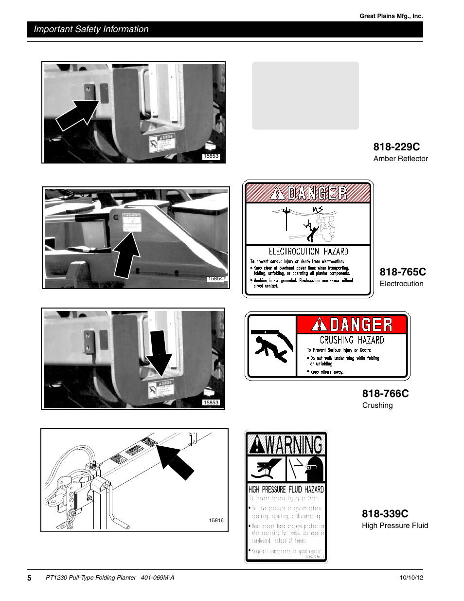 339c, 765c, 766c | 229c | Great Plains PT1230 AA1062 Operator Manual User Manual | Page 7 / 66