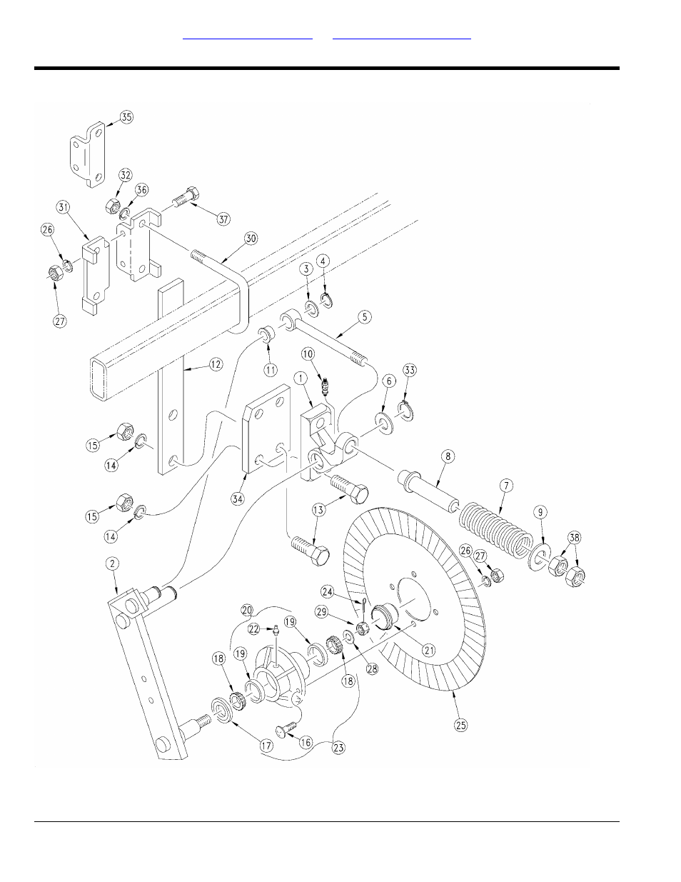 Coulter, Table of contents part number index coulter | Great Plains 3N-4025P Parts Manual User Manual | Page 110 / 218
