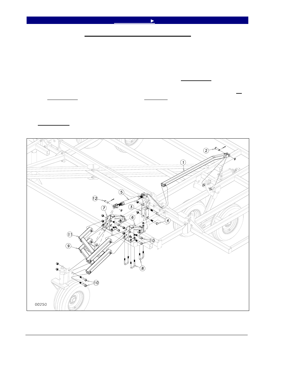 Wing caster wheel linkage assembly | Great Plains 7344 Series VII Field Cultivator-Floating Hitch Operator Manual User Manual | Page 22 / 57