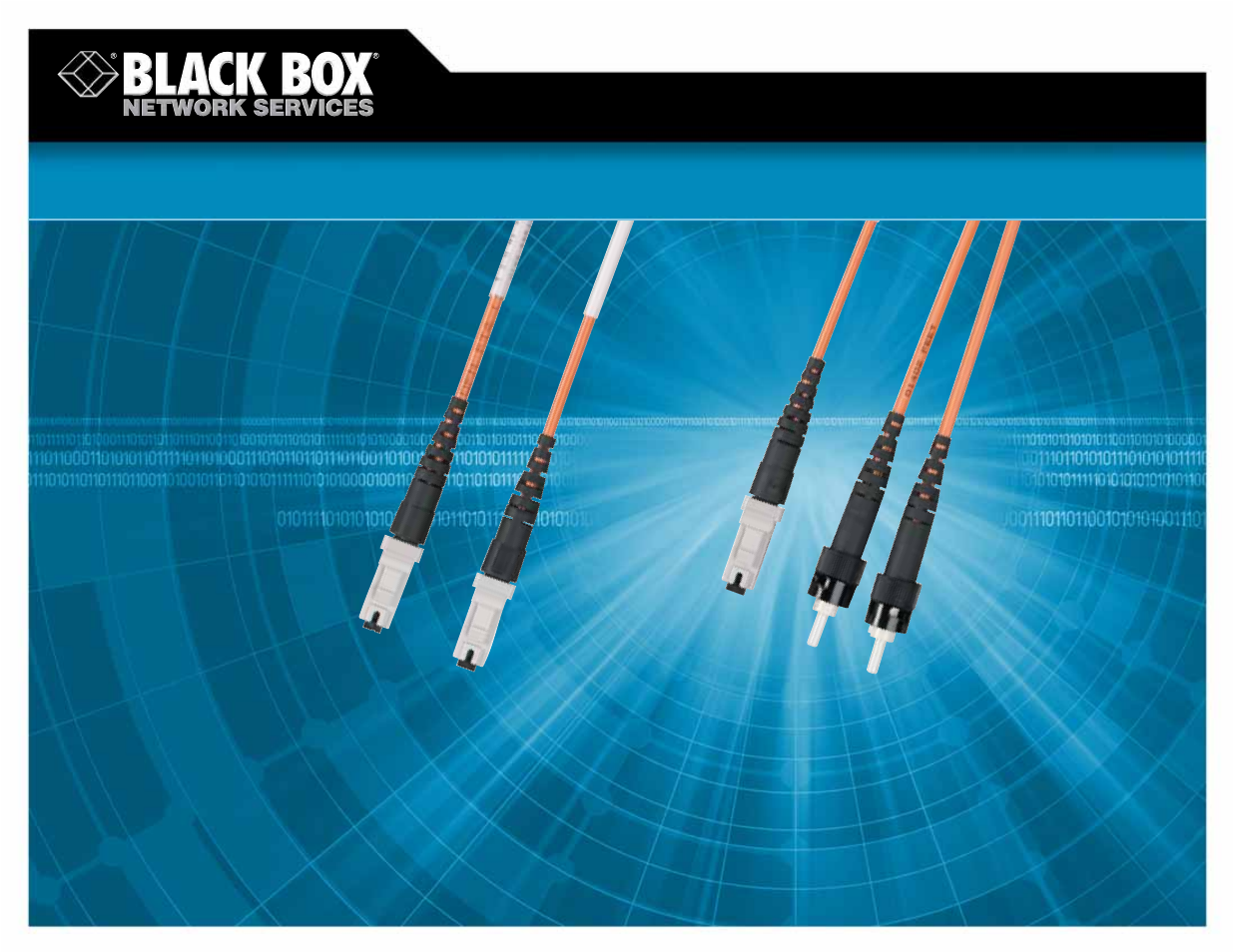 Black Box MT-RJ Multimode Fiber Optic Cable User Manual | 2 pages