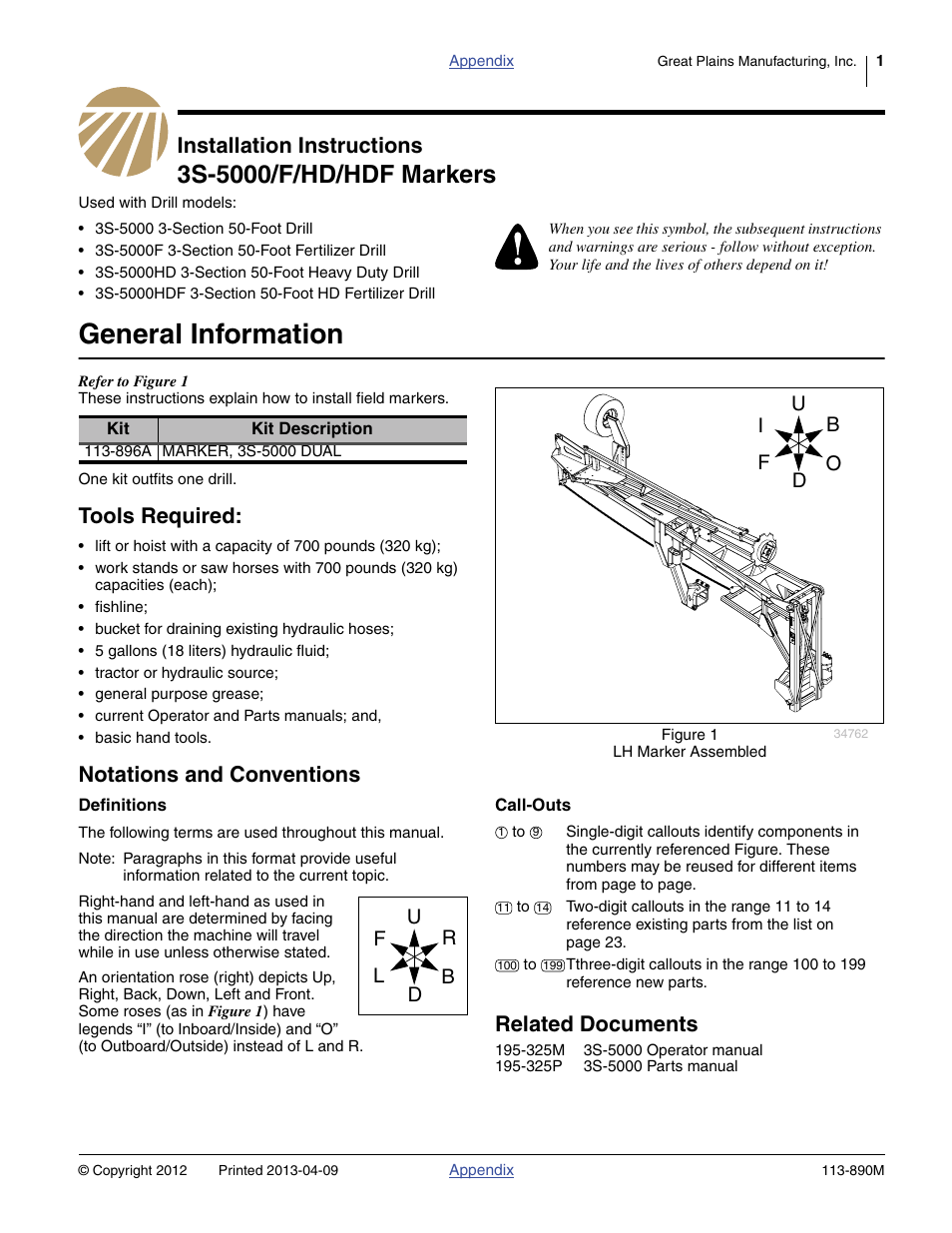 Great Plains 3S-5000HDF Assembly Instructions User Manual | 24 pages