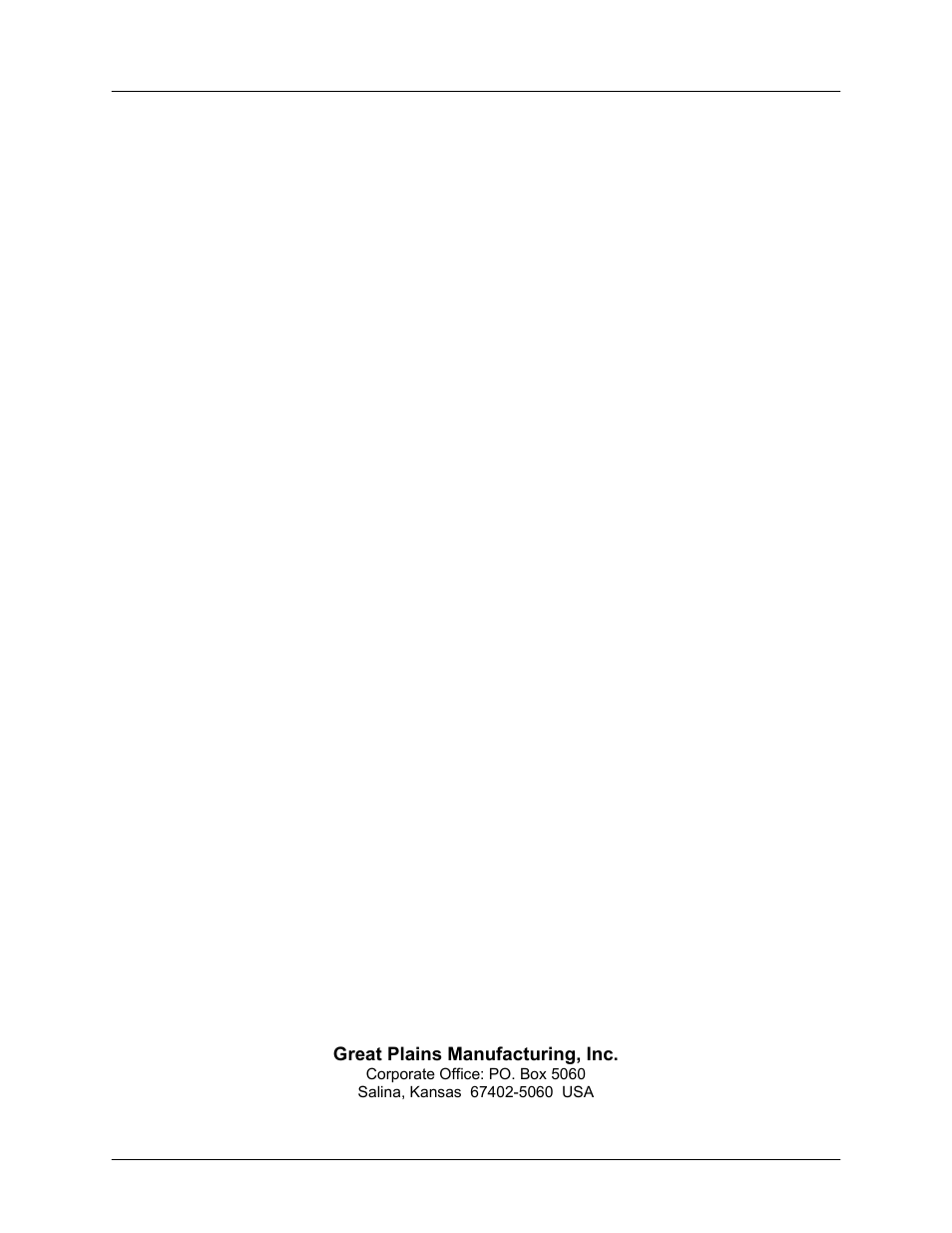 Great Plains UT5052 Operator Manual User Manual | Page 72 / 72