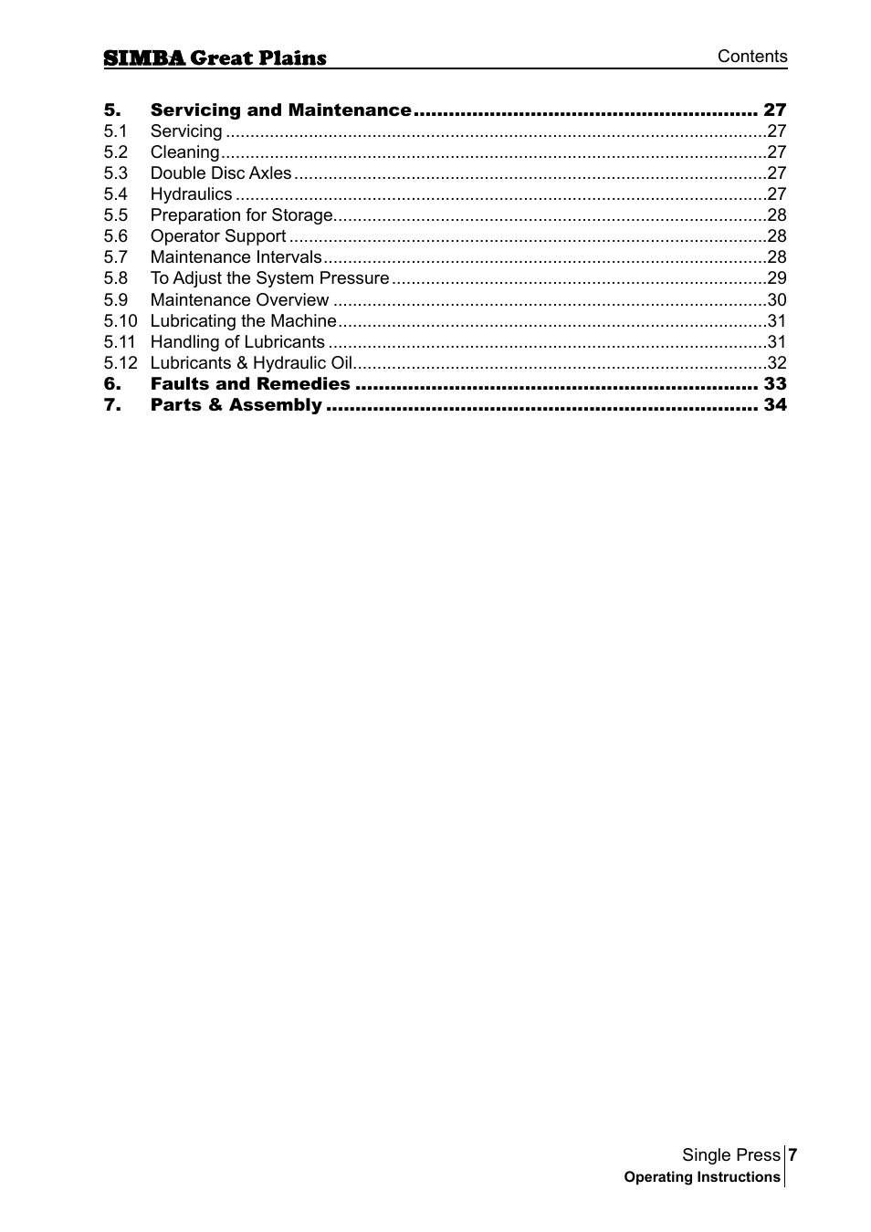Great Plains P17400G Operator Manual User Manual | Page 7 / 164