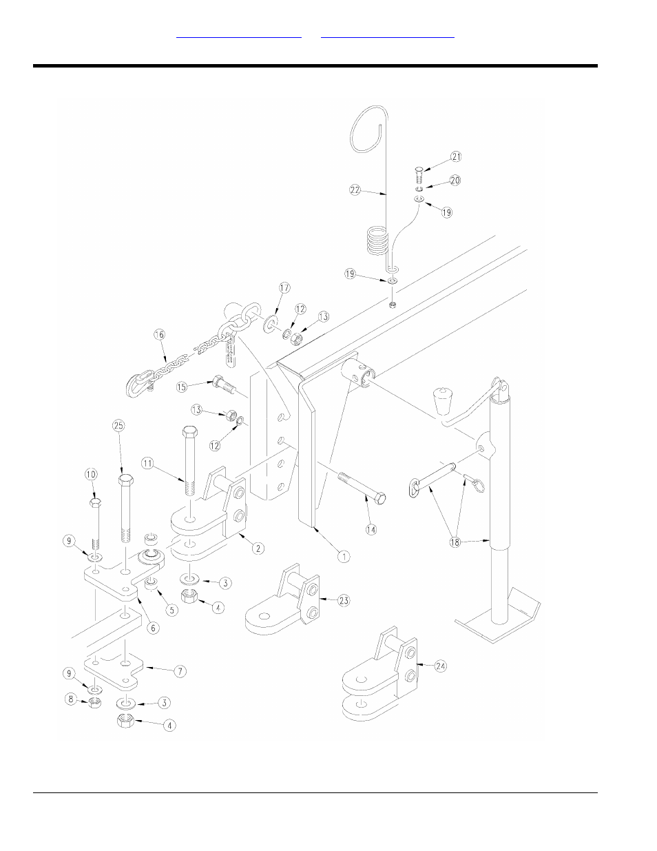 Frames, Hitch assembly, Selected models | Table of contents part number index hitch assembly | Great Plains 1005NT Parts Manual User Manual | Page 6 / 144