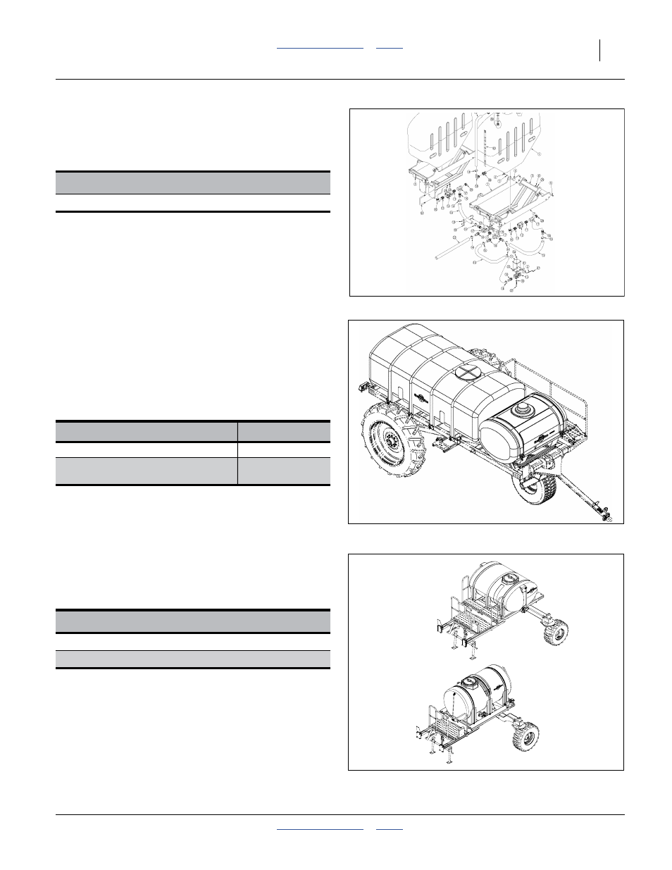 Liquid fertilizer tanks, Fertilizer carts, Semi mounted tank | Great Plains YP4025F-1670 Operator Manual User Manual | Page 133 / 196