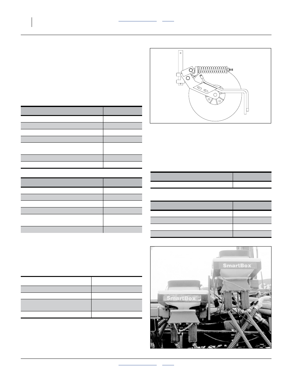 Frame-mounted (zone) coulters, Vantage i coulters, Frame-mounted coulter only | Frame-mounted vantage i coulter, Smart box mounting kit | Great Plains YP4025F-1670 Operator Manual User Manual | Page 138 / 196