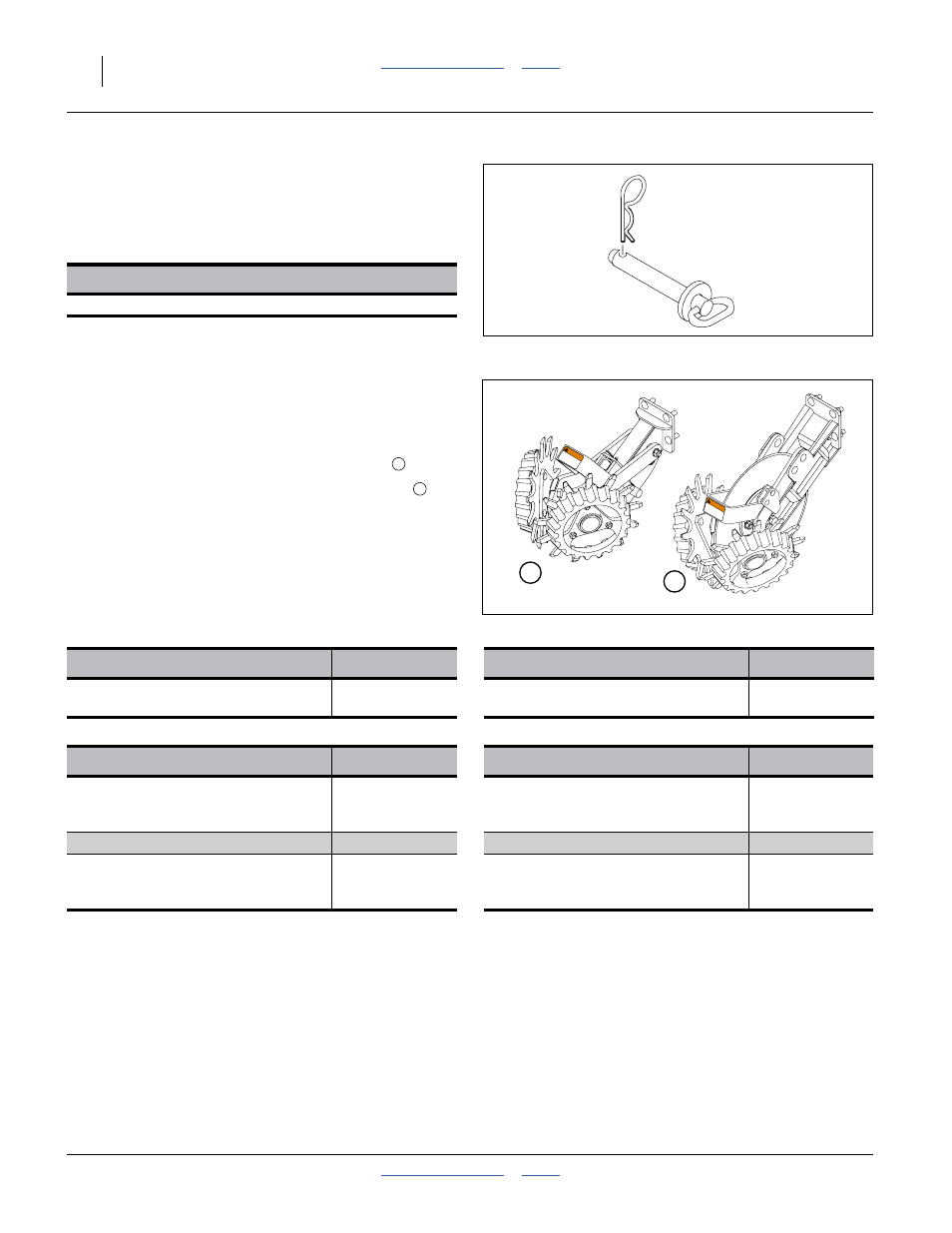 Lock-up pins, Row cleaners | Great Plains YP4025F-1670 Operator Manual User Manual | Page 140 / 196