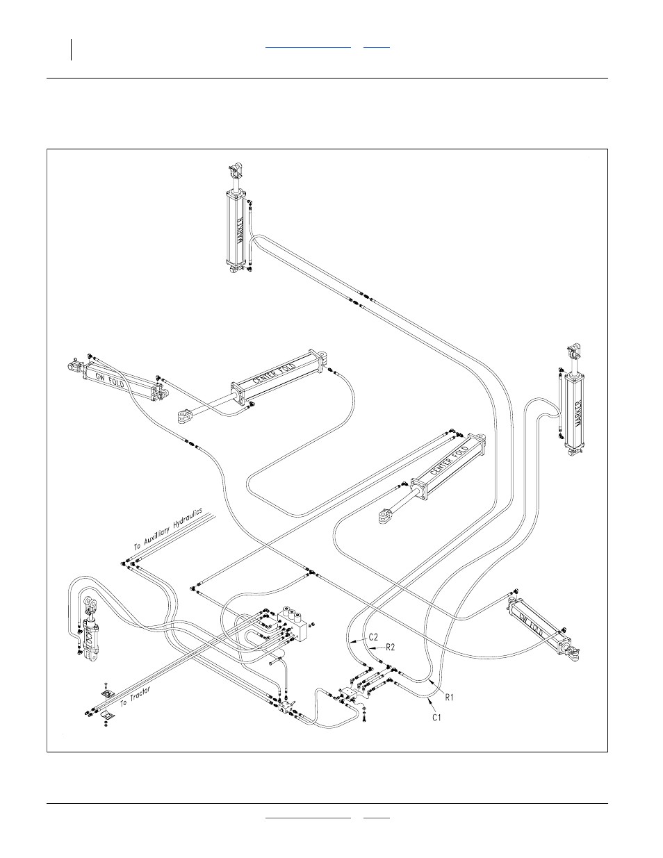 Hydraulic diagrams | Great Plains YP4025F-1670 Operator Manual User Manual | Page 150 / 196