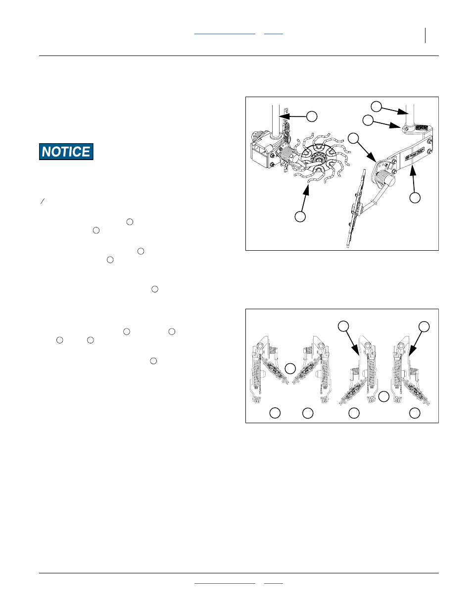 Frame-mounted row accessories, Terra-tine™ adjustments, Using terra-tines with coulters | Great Plains YP4025F-1670 Operator Manual User Manual | Page 69 / 196